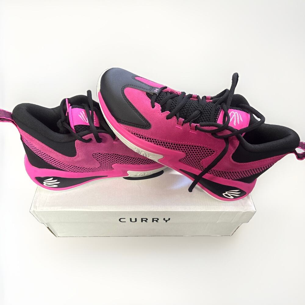 Curry 3Z 25 SDE Mens Basketball Shoes Size 11 Pink Black And White
